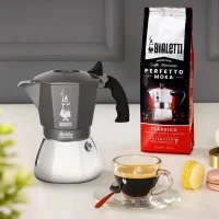 Cafetiere Italienne BIALETTI - BRIKKA - Induction 4 tasses(m-2)