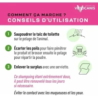 Shampoing sec - VETOCANIS - 150gr pour Chat(m-4)