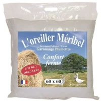 DODO Lot de 2 Oreillers MERIBEL Plumettes 60x60cm(m-2)