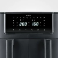 Friteuse sans huile SEVERIN - Airfryer FR2463 - Capacité 8L - Double cuve - 10 programmes - 2600W(m-3)