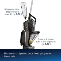 Aspirateur Balai Laveur sans Fil BISSELL B3569N Crosswave C6 Select Cordless - Nettoyage Multi-Surfaces - Autonettoyage Automatique(m-5)