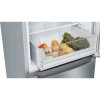 Réfrigérateur combiné - BOSCH - KGN33NLEB - Classe E - 282 L - 176 x 60 x 66 cm - Inox(m-5)