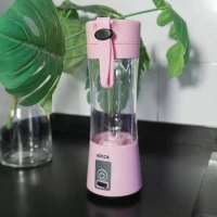 Blender portable - JOCCA - SWEET - 380 ml - 2000 mAh - Avec câble USB - Rose(m-3)