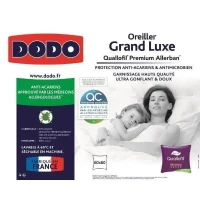 DODO Oreiller Grand luxe Quallofil Allerban - 60 x 60 cm - Blanc(m-5)
