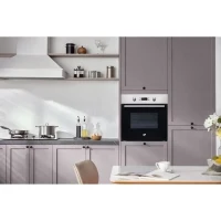 Four encastrable Pyrolyse - 65L - Chaleur tournante - CONTINENTAL EDISON - CEF65PIX- Noir et inox - L59,5 x H59,5 x P 57.5 cm(m-3)