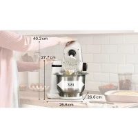 Robot pâtissier - BOSCH - MUMS2EW00E Serie 2 - 700 W - 4 vitesses - Blanc(m-3)