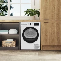 Seche-linge pompe a chaleur BEKO b300 D3H27493W - 7 kg - Induction - L60cm - Capteur d'humidité - Blanc(m-2)