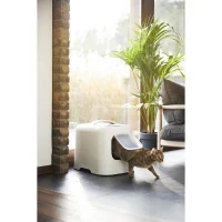 ROTHO - Maison toilette pour chat 51 x 39 x 40 cm - Bac a litiere - Blanc de Gui(m-3)