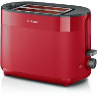 Toaster - BOSCH -  TAT2M124 MyMoment - Rouge - 2 tranches - centrage automatique du pain - fonctions décongélation et réchauffage(m-1)