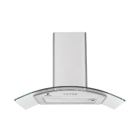 Hotte décorative Continental Edison - L60 cm - inox verre(m-1)