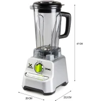 Blender XPOWER - DOMO - DO747BL - 1500 W - 2 L - Gris(m-3)