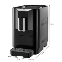 Machine Expresso broyeur - CONTINENTAL EDISON - CECFAUTOB - 19 Bar - 1450 W - Noir(m-3)