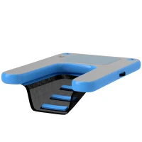 Pawhut Rampa Inflável para Bote para Cães Plataforma Flutuante para Esportes Náuticos 120x90x10 cm Azul e Cinza(m-6)