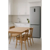 Réfrigérateur congélateur bas - CONTINENTAL EDISON - CEFC428NFIXD - 427 L - Classe D - 70 x 71,2 x 173 cm - Silver(m-6)