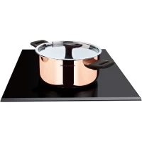 Faitout 24 cm - ARTHUR MARTIN - AM945GT - 3 couches triple action : cuivre, aluminium, inox - Tous feux dont induction(m-5)