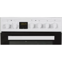 Cuisiniere vitrocéramique CONTINENTAL EDISON CECV50FCW - 4 feux - L49.5 x H82.7 xP58 cm - Blanc(m-4)