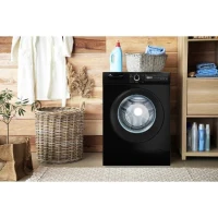 Lave-linge hublot  CONTINENTAL EDISON CELL10140IBT - 10kg - Largeur 59,6 cm - Classe A - 1400 trs - moteur induction - noir mat(m-6)