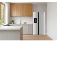 Réfrigérateur américain - CONTINENTAL EDISON - CERANF556IX1 - Distributeur eau / glaçons - Classe E - 91,1 x 70,6 x 178 cm - Silver(m-6)