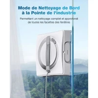 ECOVACS WINBOT W2 OMNI Robot Nettoyeur de vitres avec Station Multifonction - Recharge Pendant Le Fonctionnement(m-5)