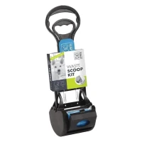 M-PETS Kit pelle a déjection Waste Scoop Kit - 38x12x10,5cm - Noir et bleu - Pour chien(m-2)