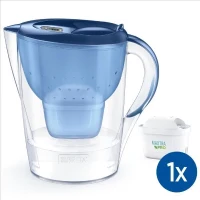 Carafe filtrante BRITA - Marella Bleu XL - Capacité 3,5L dont 2,5L d'eau filtrée - 1 Cartouche Maxtra Pro All-In-1 incluse(m-1)