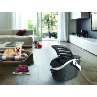 Curver Panier de transport animaux de compagnie 51x38x33 cm Anthracite(m-2)