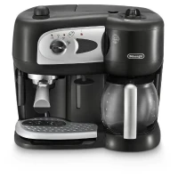Machine Expresso combiné pompe - DELONGHI - BCO261B.1 - 15 bars - Dosettes et Café moulu - Noir et blanc(m-1)