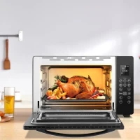 Minifour électrique CONTINENTAL EDISON CEMF45DIG - 45L noir - 2000W - Rotissoire, Convection naturelle(m-4)