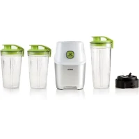 Blender DOMO Xpower - DO700BL - 1000 W - 3 bouteilles (700 ml et 2 bouteilles 500 ml) - 10 pieces - Gris(m-2)