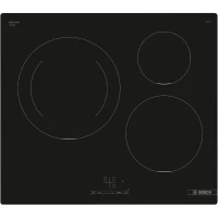 Table induction 60cm - BOSCH PUJ611BB5E SER4 Noir - 3 foyers - L592xP522 mm(m-1)