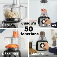 Robot multifonctions BOSCH MULTI TALENT MCM3501M - Noir et inox(m-2)