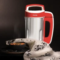 Blender chauffant - H.Koenig - MXC18 - 850 W - 1,1 L - Inox - 2 programmes de cuisson - rouge(m-5)