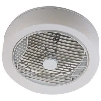 AIR-LIGHT CROWN - Ventilateur de plafond blanc Ø40cm 95W avec couronne d'éclairage LED(m-2)