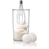 Pied mixeur - BRAUN - MQ3025WH OMELETT - MultiQuick 3 - 700 Watt - Technologie PowerBell Plus et Splash control(m-2)