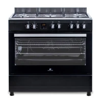 Cuisiniere piano four multifonctions catalyse - CONTINENTAL EDISON - CECP9060BDD- 95 L - Affichage digital - L90 x H 85 cm - Noir(m-1)