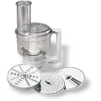 Multimixeur - BOSCH - Pour Kitchen machine MUM5 - Couteau universel, râpe et disque double tranchant - Blanc transparent(m-1)