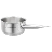 ARTHUR MARTIN Set de de 5 Casseroles - Acier inoxydable - Intérieur satiné avec graduation - Bec verseur - Tous feux dont induction(m-3)