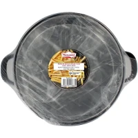 Friteuse - MENASTYL - 3645580 - En acier émaillé - Noir - 26 cm - Avec couvercle et panier - Tous feux dont induction(m-2)