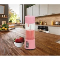 Blender portable - JOCCA - SWEET - 380 ml - 2000 mAh - Avec câble USB - Rose(m-2)