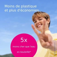 Carafe filtrante en verre BRITA - Model One bleue - Capacité 2,5L dont 1,5L d'eau filtrée - 1 Cartouche Maxtra Pro All-In-1 incluse(m-5)