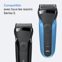 Tete de rasoir BRAUN Series 3 - 2 grilles - 100 % fabriqué en Allemagne(m-3)
