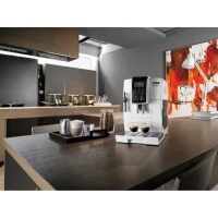 Machine expresso automatique avec broyeur - DELONGHI Dinamica ECAM350.35.W - Buse vapeur - 15 bar - Machine a café grains - Blanc(m-3)
