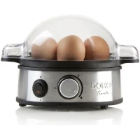 Cuiseur a oeufs DOMO - 400W DO9142EK - Indicateurs - Acier inoxydable - Jusqu'a 7 oeufs(m-1)