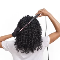 Boucleur manuel BABYLISS C449E - Diametre 10mm - Chauffe ultra-rapide - Tapis et gant thermorésistants(m-4)