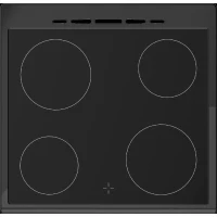 Cuisiniere vitrocéramique CONTINENTAL EDISON CECV60FCB - 4 feux - L58,8 xP61 xH83 cm - Noir(m-4)