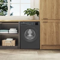 Lave-linge hublot BEKO BM0WU3922FB - 9 kg - Induction - L60cm - 1200 trs/min - Classe A - Noir(m-2)