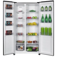 Réfrigérateur side by side CONTINENTAL EDISON - 442L - Total No Frost -Noir - Classe E(m-3)