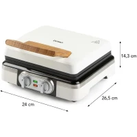 Gaufrier - DOMO - DO9280W - 1520 W - 2 gaufres XL - Blanc(m-2)