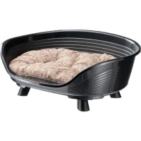 Corbeille - FERPLAST - THRONE 6 - Avec coussin relax - Noir(m-2)