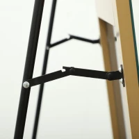 HOMCOM Espelho Corpo Inteiro 50x150 cm Sem Moldura Dourado(m-5)